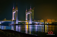 HDR - Terengganu Draw Bridge at Night