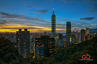 Taipei Sunset in HDR