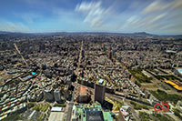 Taipei City from Taipei 101 Observatory in HDR