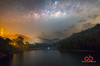 Milky Way @ Kuala Kubu Bharu Dam. Taken with Nikon D800E, Samyang 14mm, HDR 9 Exposures
