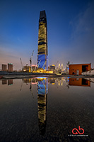 The Exchange 106 Reflection. Taken with Nikon D800E, Samyang 14mm, HDR 9 Exposures